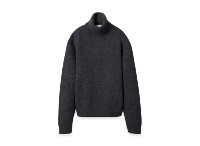 MIU MIU Women's Shetland Wool Turtleneck Jumper "Slate Gray"