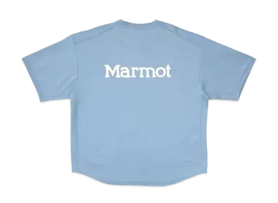 STABRIDGE x Marmot Back Logo H/S Crew "Blue"