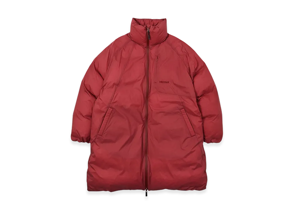 Marmot 750FP Vertical Long Down Jacket "Wine"