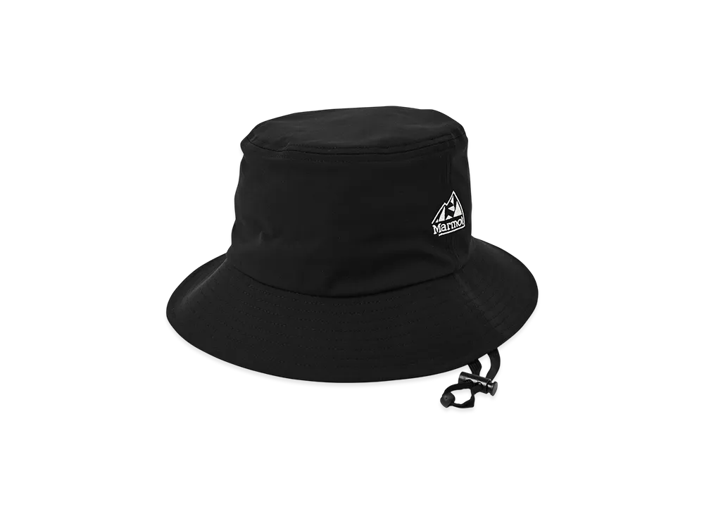Marmot Classic Logo Nylon Bucket Hat "Black"