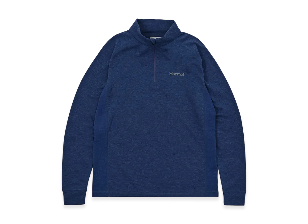 Marmot Climb Wool Half-Zip L/S "Smoke Blue"