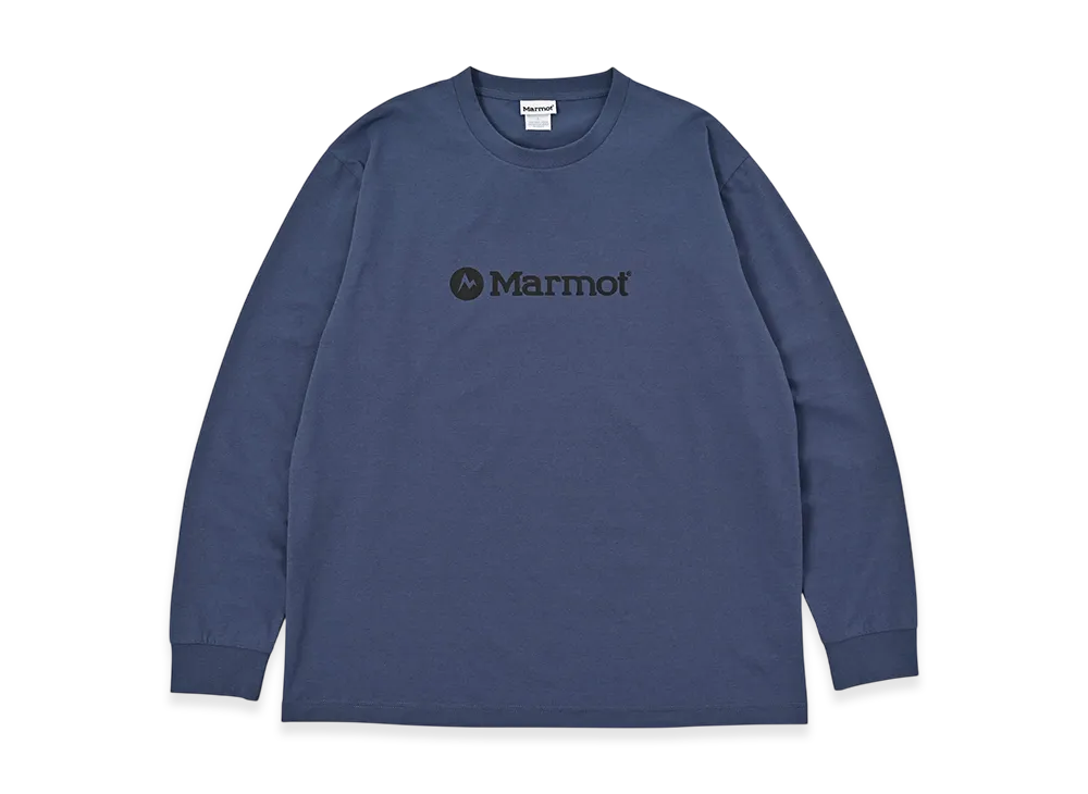 Marmot Logo L/S T-Shirt "Indigo"