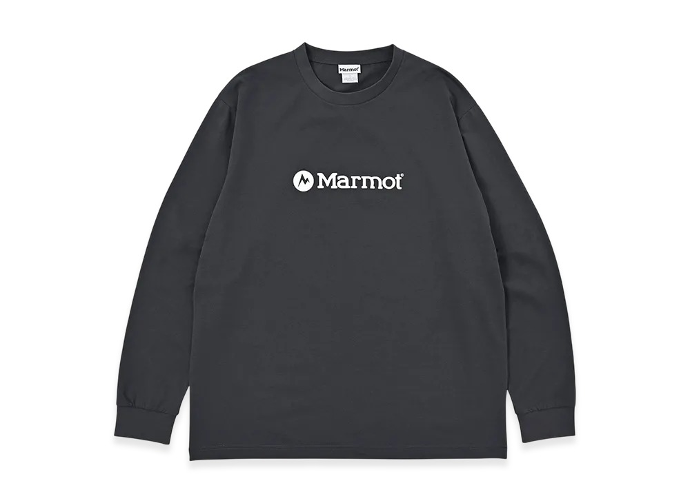 Marmot Logo L/S T-Shirt "Iron Gray"