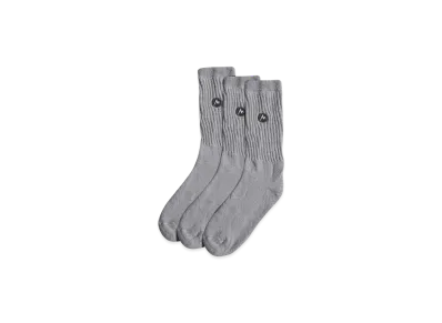 Marmot MMW 3Pack Socks-Crew- "Gray"