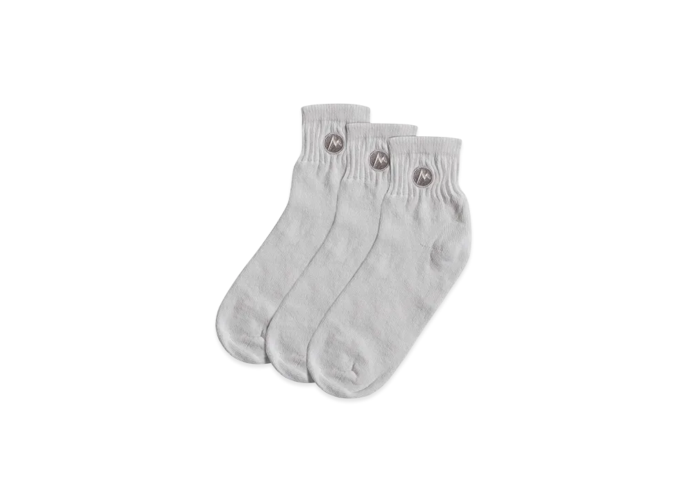 Marmot MMW 3Pack Socks-Short- "White"