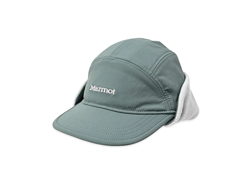 Marmot Nylon Fleece Ear Flap Cap "Moss Green"
