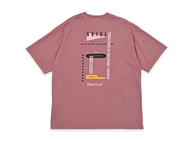 Marmot Piece Dyeing S/S T-Shirt "Grape"