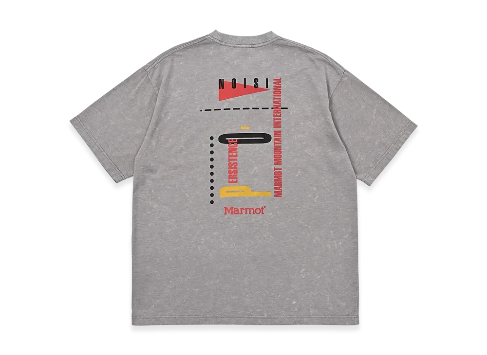 Marmot Piece Dyeing S/S T-Shirt "Heather Gray"