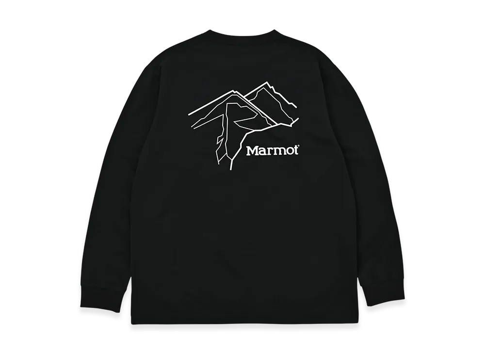 Marmot Sacred Mt. L/S T-Shirt "Black"