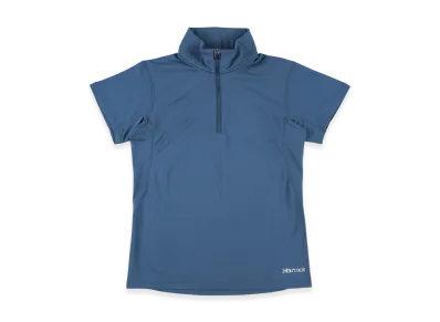 Marmot Women's Climb Skin Half Zip S/S "Blue"