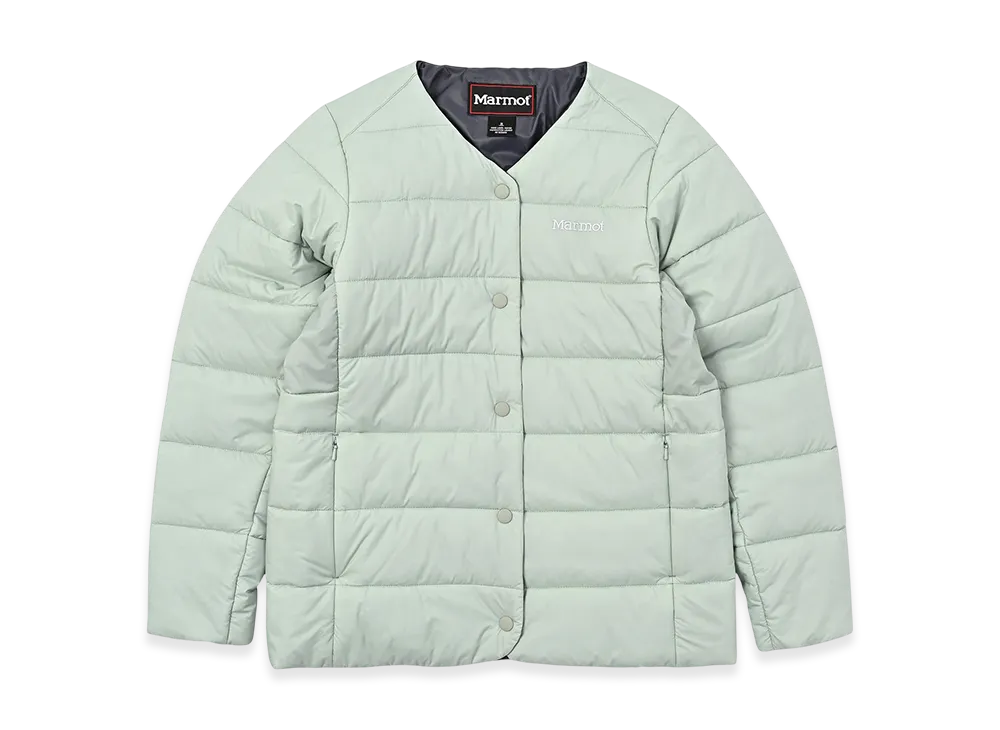 Marmot Women's Dite No Collar Padding Jacket "Ash Gray"