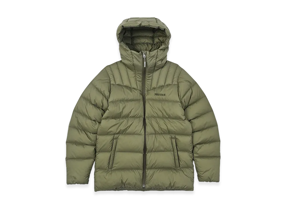 Marmot Women's Lance Down Hoodie "Khaki"