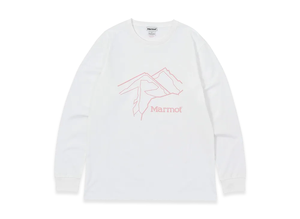 Marmot Women's Sacred Mt. L/S T-Shirt "White"