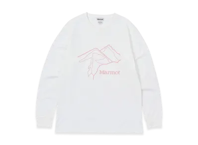 Marmot Women's Sacred Mt. L/S T-Shirt "White"