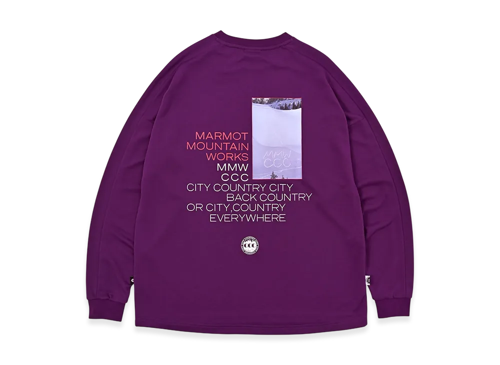 Marmot x CITY COUNTRY CITY MMWCCC L/S T-Shirt "Purple"