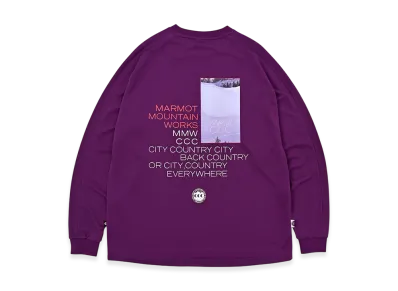 Marmot x CITY COUNTRY CITY MMWCCC L/S T-Shirt "Purple"