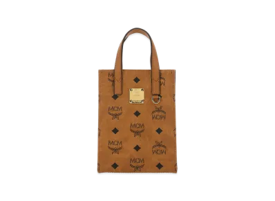 MCM Printed Fabric Handbag "Brown"