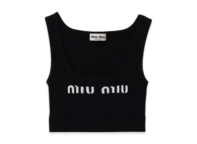 MIU MIU Viscose Top "Black"