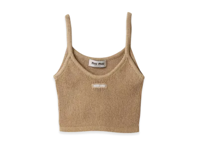 MIU MIU Lame Top "Gold"