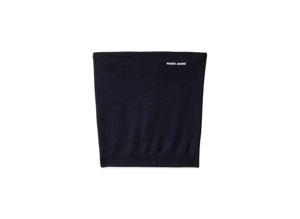 MIUMIU Women's Wool Top "Navy"