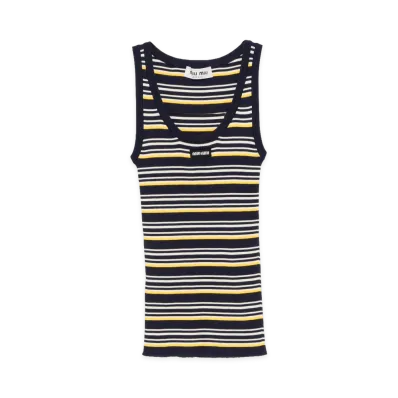 MIU MIU Women's Top "Navy"