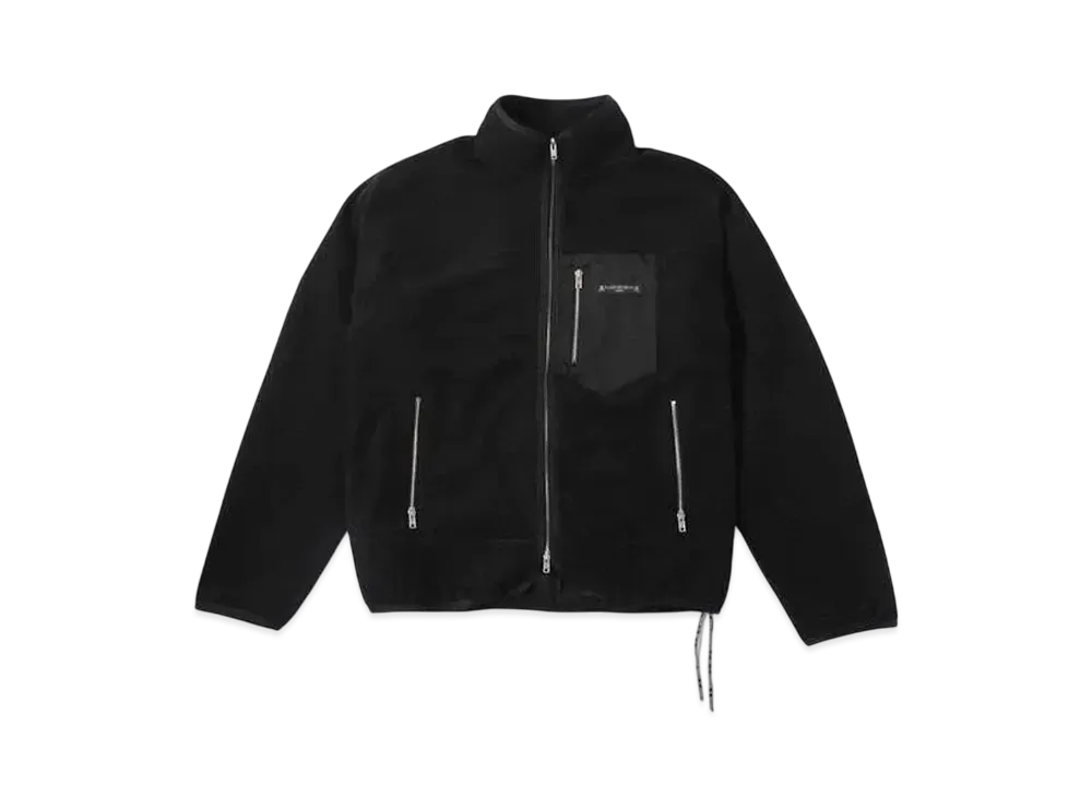 mastermind WORLD Cashmere Fleece Blouson "Black"