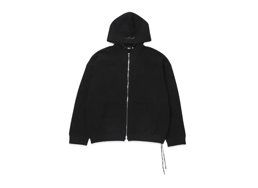 mastermind WORLD Boxy Swarovski(R) Zip Hoodie "Black"