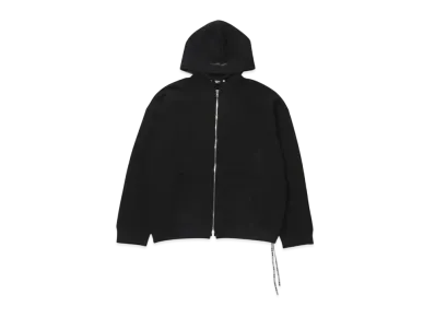 mastermind WORLD Boxy Swarovski(R) Zip Hoodie "Black"