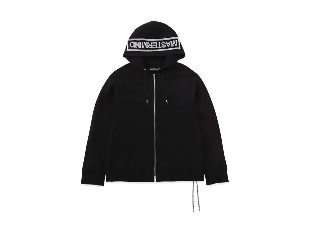 mastermind WORLD Beaded Embroidery Z U Hoodie "Black"