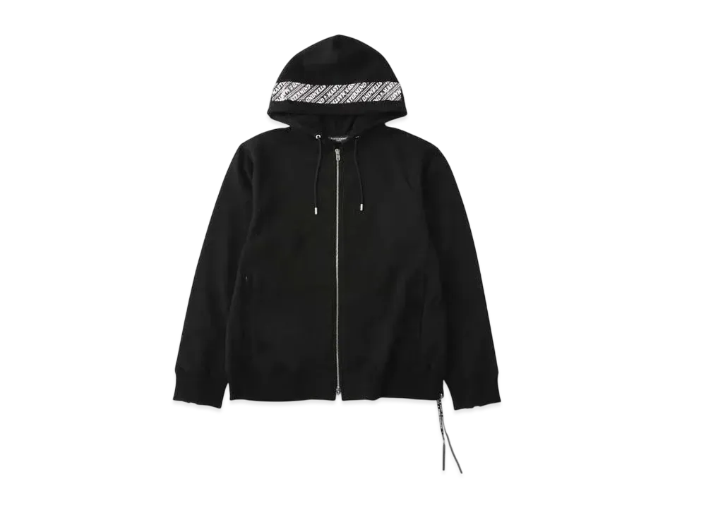 mastermind WORLD Sequins Zip Up Hoodie "Black"