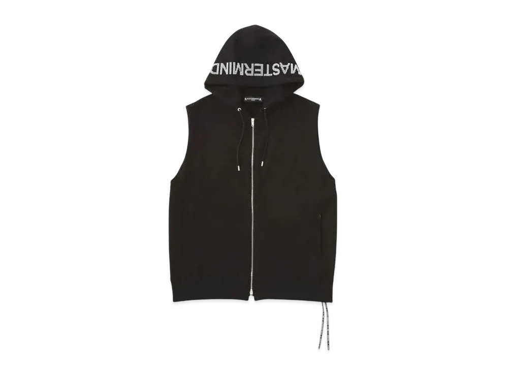 mastermind WORLD Beaded SleeveleSS Hoodie "Black"