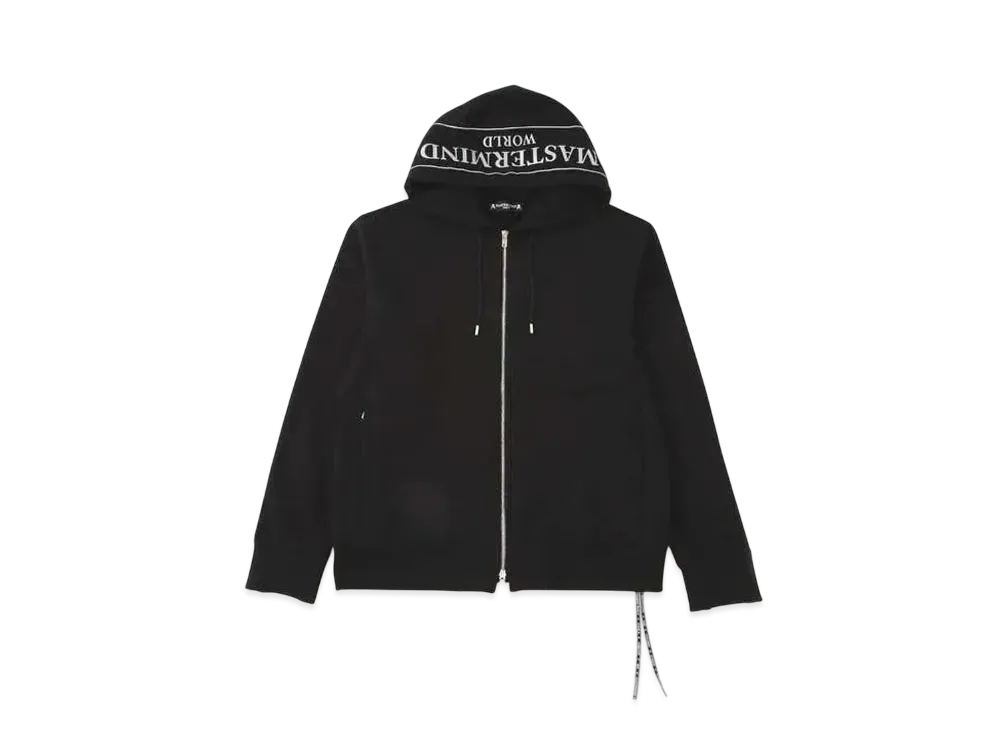 mastermind WORLD Reflect Zip Up Hoodie "Black"