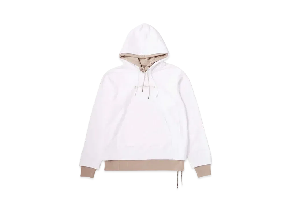 mastermind WORLD Layered Hoodie "White Sand"