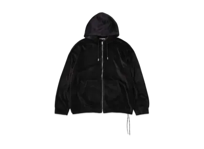 mastermind WORLD Boxy Sherpa Zip Up Hoodie "Black"