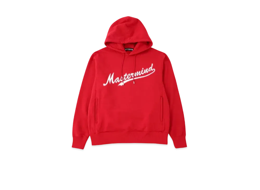 mastermind WORLD Patch Hoodie "Red"