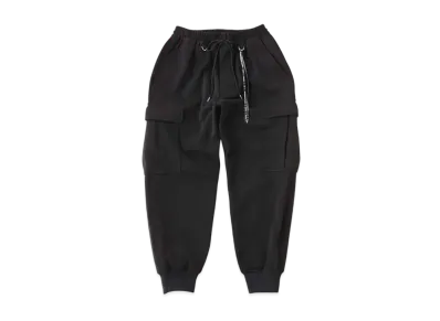 mastermind WORLD Ribbed Cargo Pants "Black"