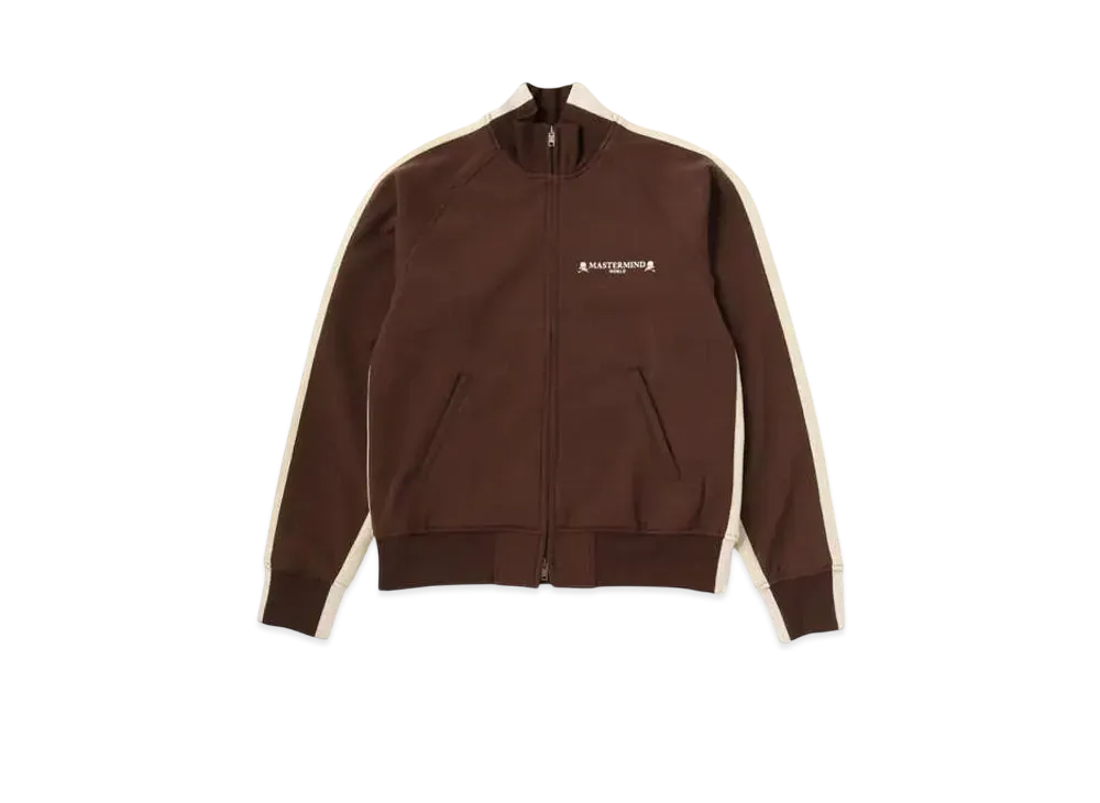 mastermind WORLD Side Line Track Jacket "Brown Sand"