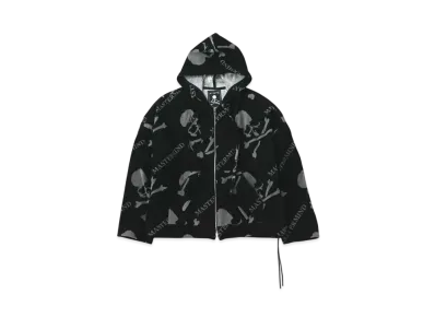 mastermind WORLD Organic Cotton Zip Up Hoodie "Black"