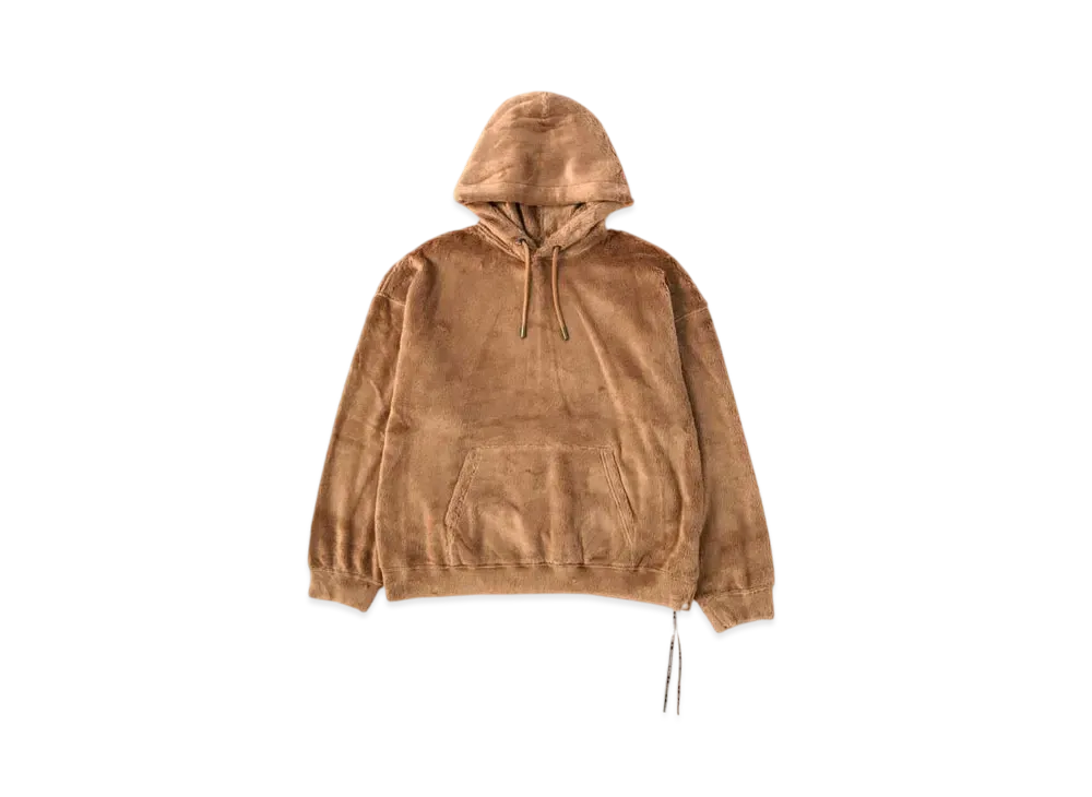 mastermind WORLD Boxy Sherpa Hoodie "Camel"
