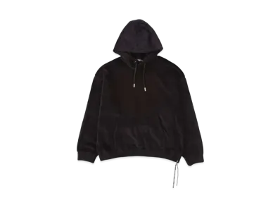 mastermind WORLD Boxy Sherpa Hoodie "Black"