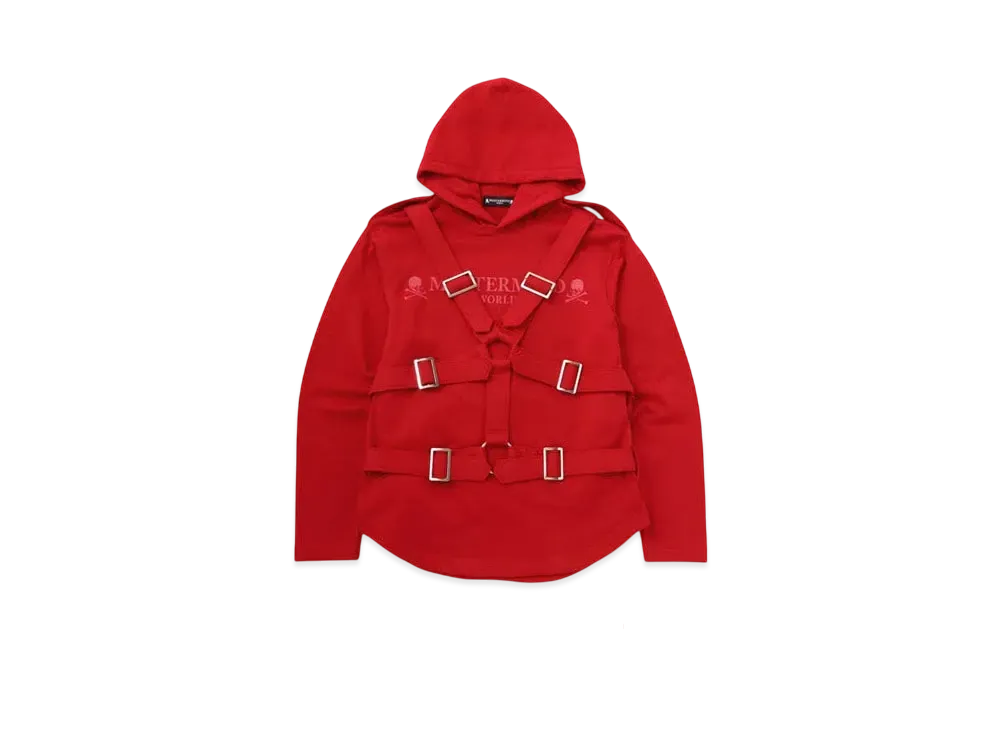 mastermind WORLD Parachute Hoodie "Red"