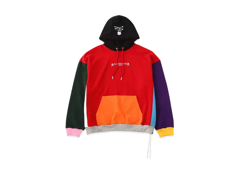 mastermind WORLD Boxy Multi Colored Hoodie "Mix (Front Red) "