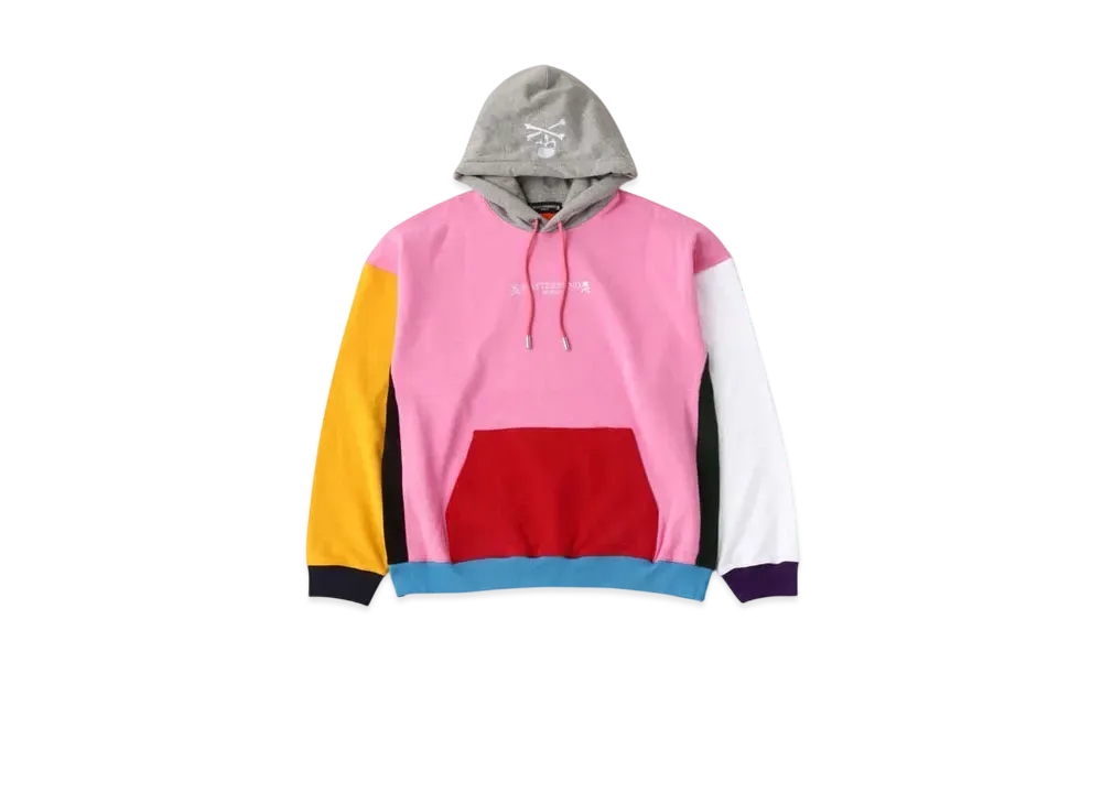 mastermind WORLD Boxy Multi Colored Hoodie "Mix (Front Pink) "