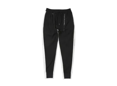 mastermind WORLD Ribbed Track Pants "Black White"