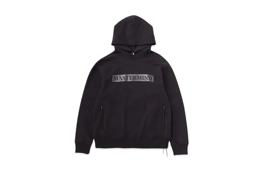 mastermind WORLD Monogram Foam Print Hoodie "Black"