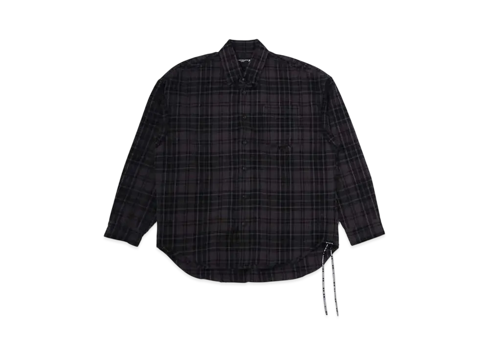 mastermind WORLD Reversible Plaid Shirts "Gray Base (Block Plaid)"
