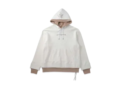 mastermind WORLD Layered Hoodie "White Beige"