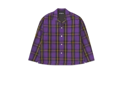 mastermind WORLD Block Plaid Work LS Shirt "Purple Base (Purple Plaid)"