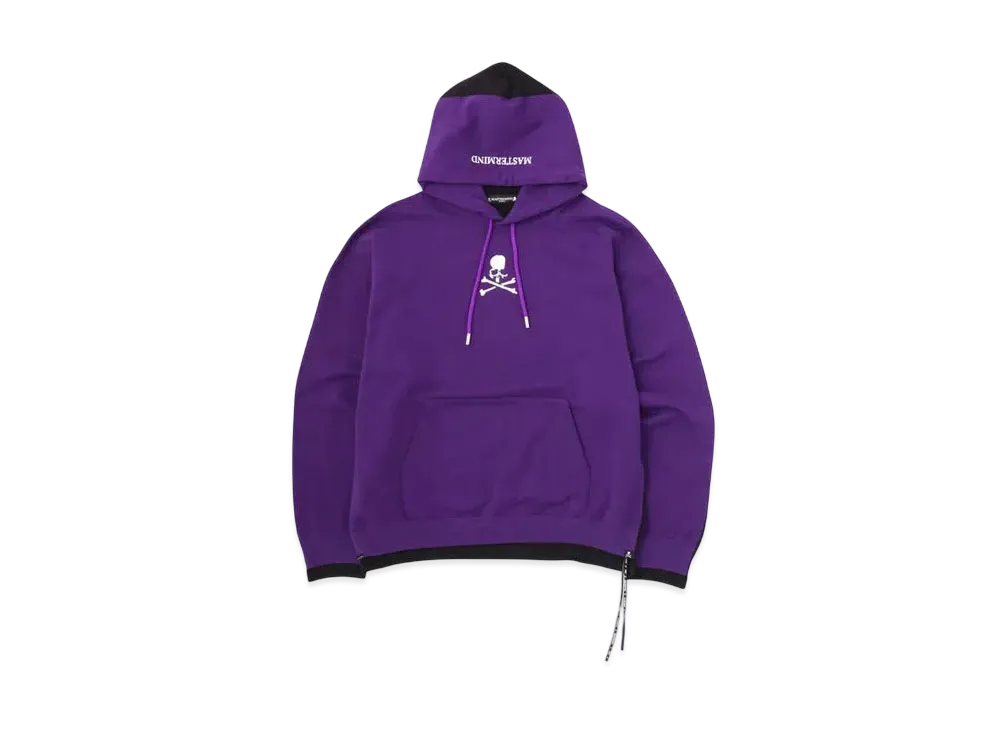 mastermind WORLD Boxy 2 Color Hoodie "Purple Black"