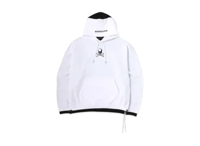 mastermind WORLD Boxy 2 Color Hoodie "White Black"